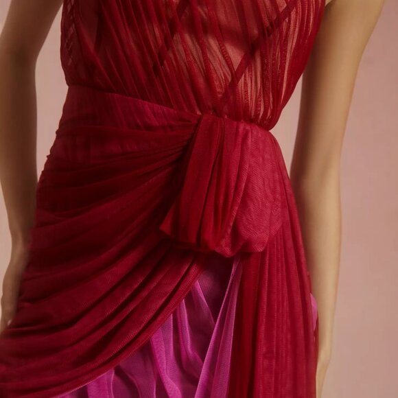 NWT By Anthropologie Structured Tulle Dress - Picture 6 of 10